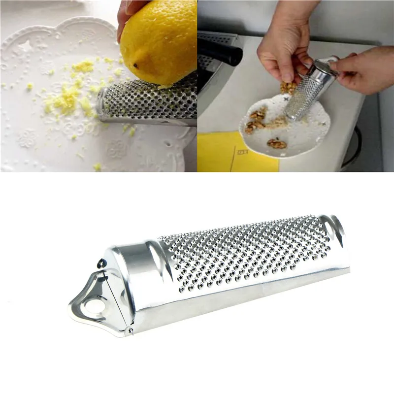 

Stainless Steel Versatile Hand Held Nutmeg Citrus Zester Ginger Grater Walnut planer melon planer ginger planer Kitchen