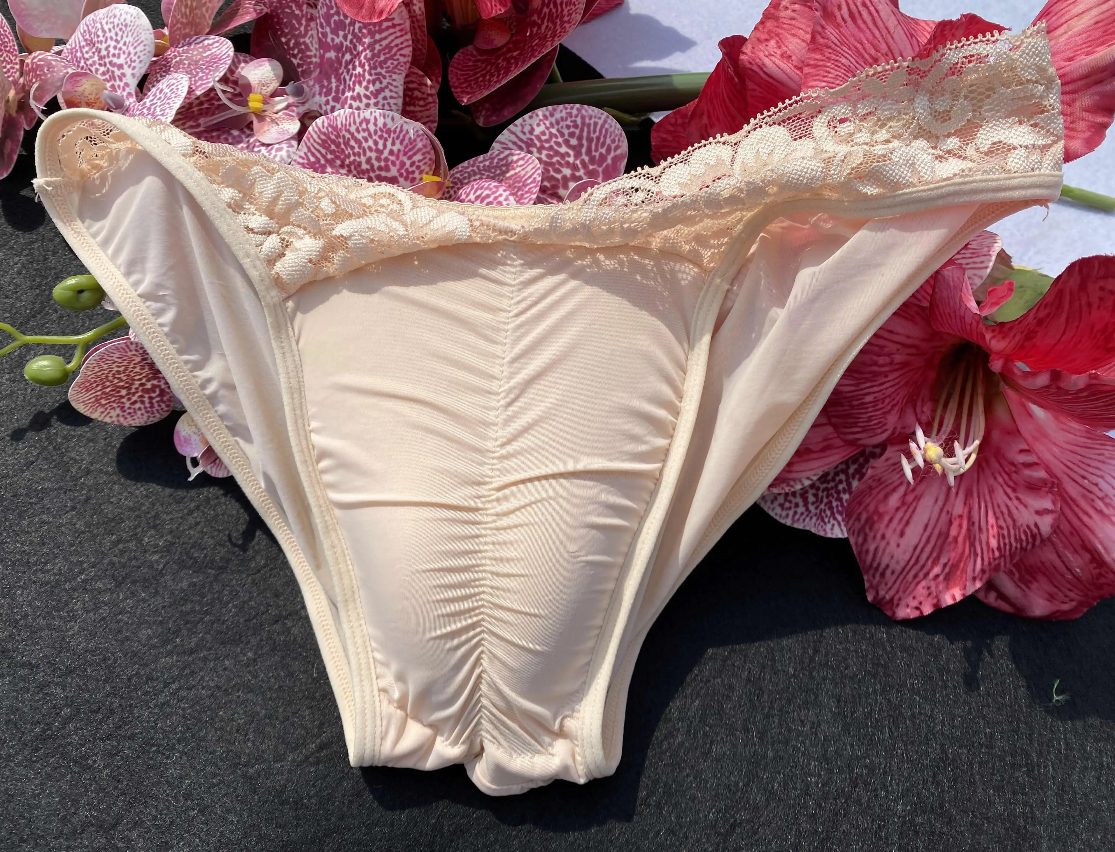 Silicone Camel Toe Panties Fake Vagina Underwear Insert Shemale
