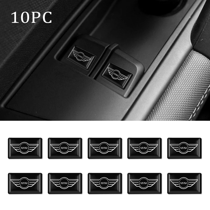 

Automotive Interior Stickers Cute Car Interior Accessories Resin Glue Sticker For Mini Cooper One S JCW R50 R53 Car Decorations