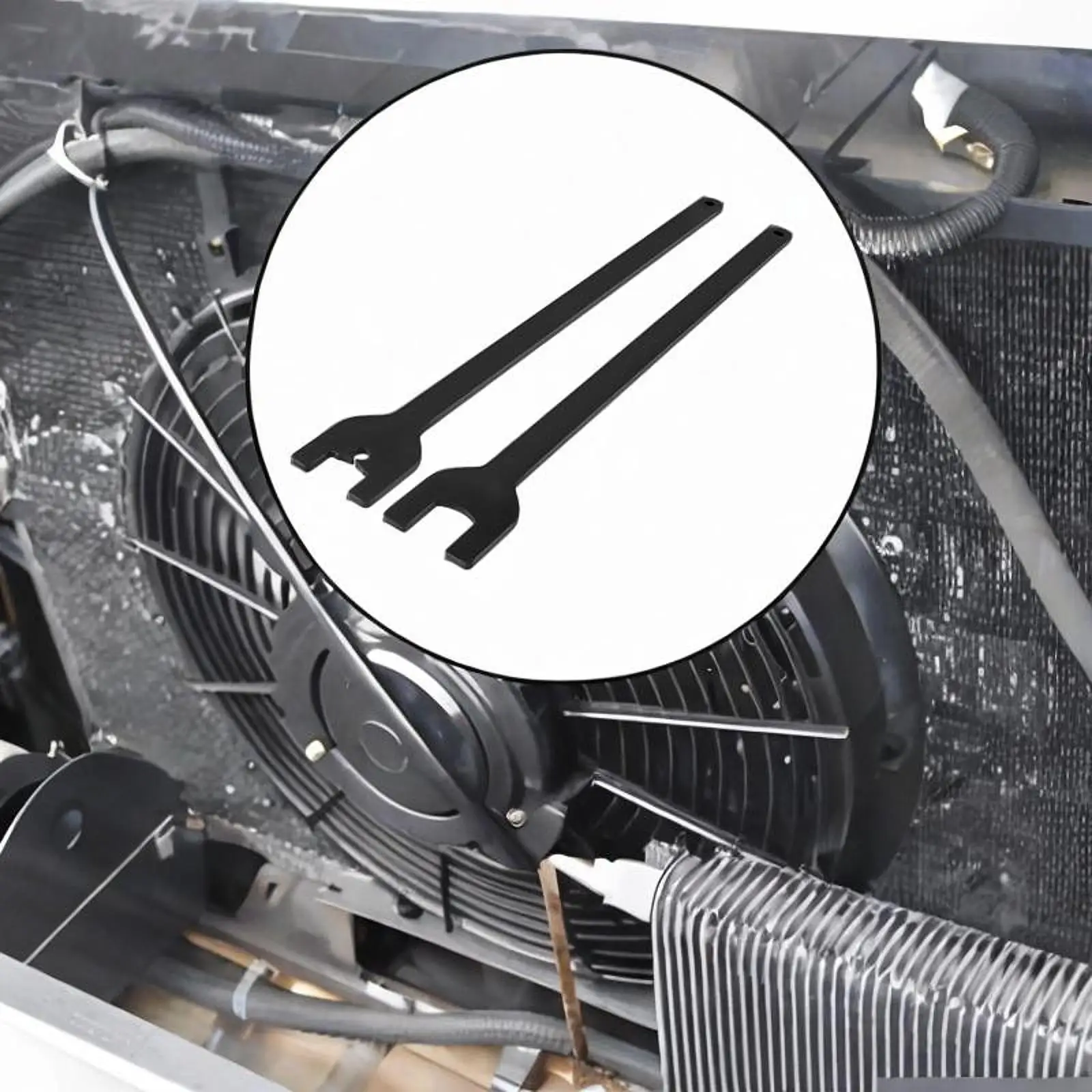 

2x набор гаечных ключей для вентилятора, набор гаечных ключей для вязкого вентилятора, набор инструментов для ремонта Land Rover Discovery Range Rover 2.7 3.0T 4.2 4.4 5.0