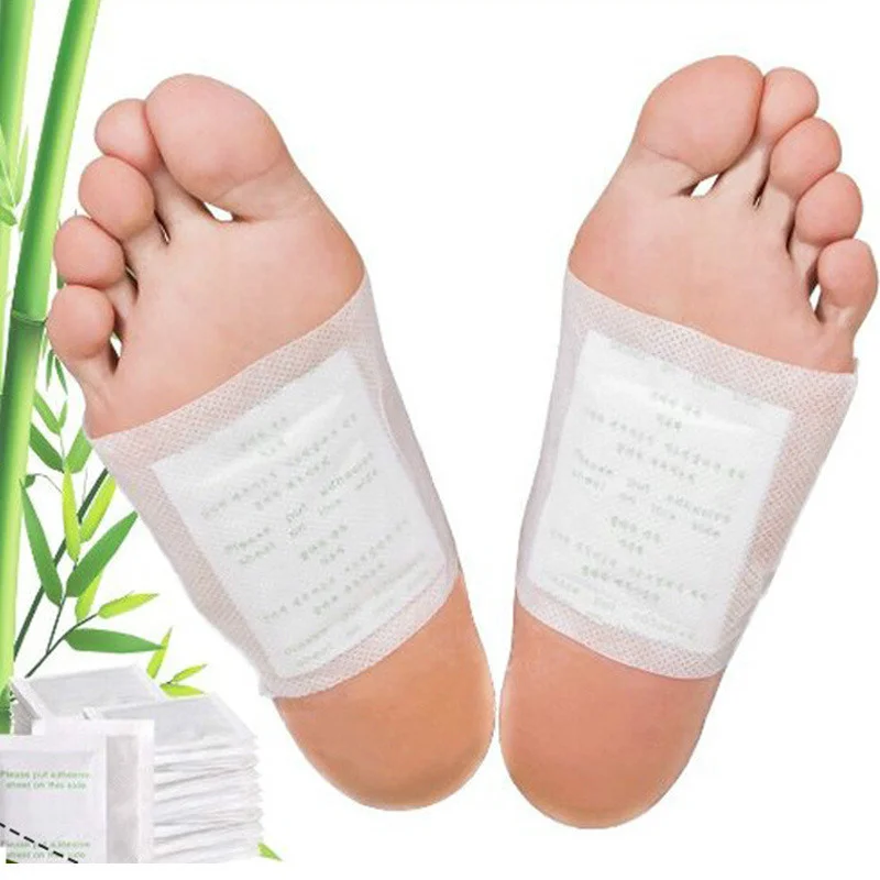 

60Pcs Ginger Foot Patches Bamboo Vinegar Wormwood Foot Patches Deep Cleansing Foot Pads for Stress Relief Better Sleep Foot Care