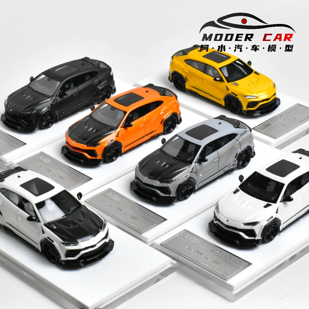 Фото Литая под давлением модель автомобиля из смолы Flame 1:64 URUS №1