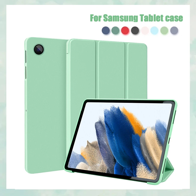 

Tri-fold Case For Samsung Galaxy Tab A8 10.5 2021 Tablet Cover For Samsung Tab A7 10.4 T500 Tablet Cover For A7Lite 8.4 T220