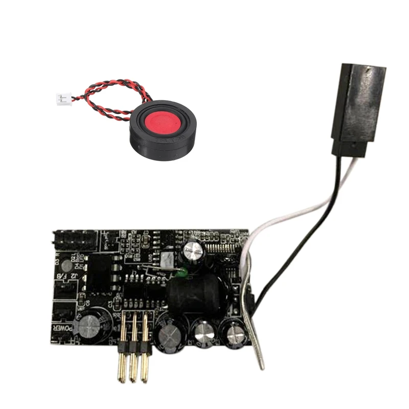 

2 Pcs RC Car Part: 1 Pcs Sound System Receiver Board & 1 Pcs Sound Group Small Horn Speaker