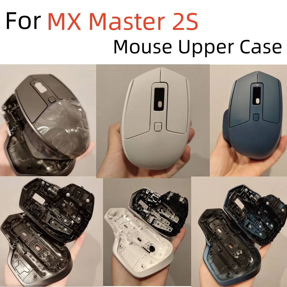 

Replacement Black/White/Blue Mouse Outer Case for Logitech Mouse MX Master 2S Top Shell Upper Cover Case Parts 1pc