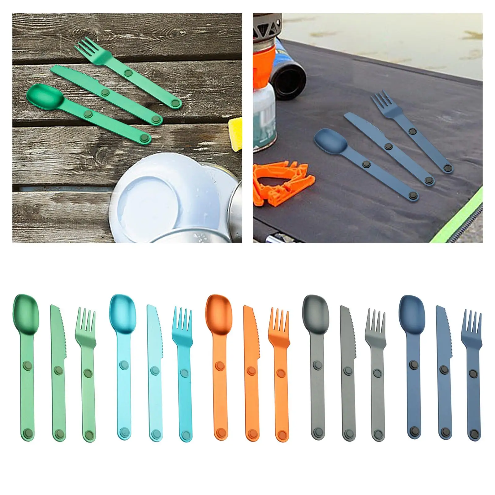 Набор столовых приборов для кемпинга нож ложка набор Spork посуда офиса пешего