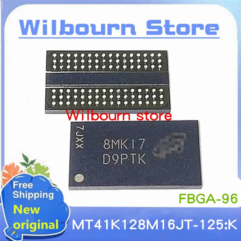 

5PCS~10PCS/LOT MT41K128M16JT-125:K D9PTK FBGA96 DDR3 2GB New original