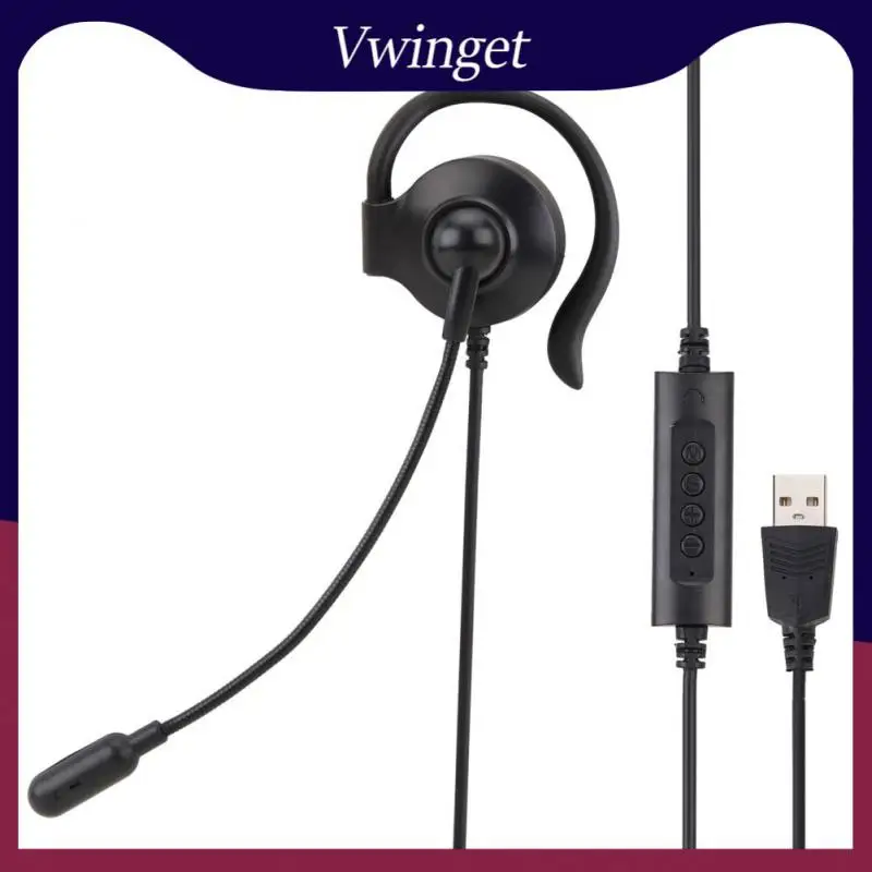 

Usb Wire Control Call Center Headphone Universal Earphone With Mic Volume Control Wired Business Headset 3.5mm Usb Wired