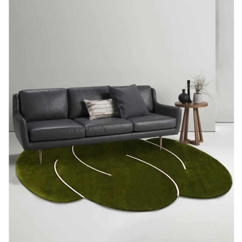 Nordic Style Irregular White Living Room Carpet Cloud Plush Bedroom Dresser Bedside Rugs Cloakroom Decorative Study Balcony Rug |