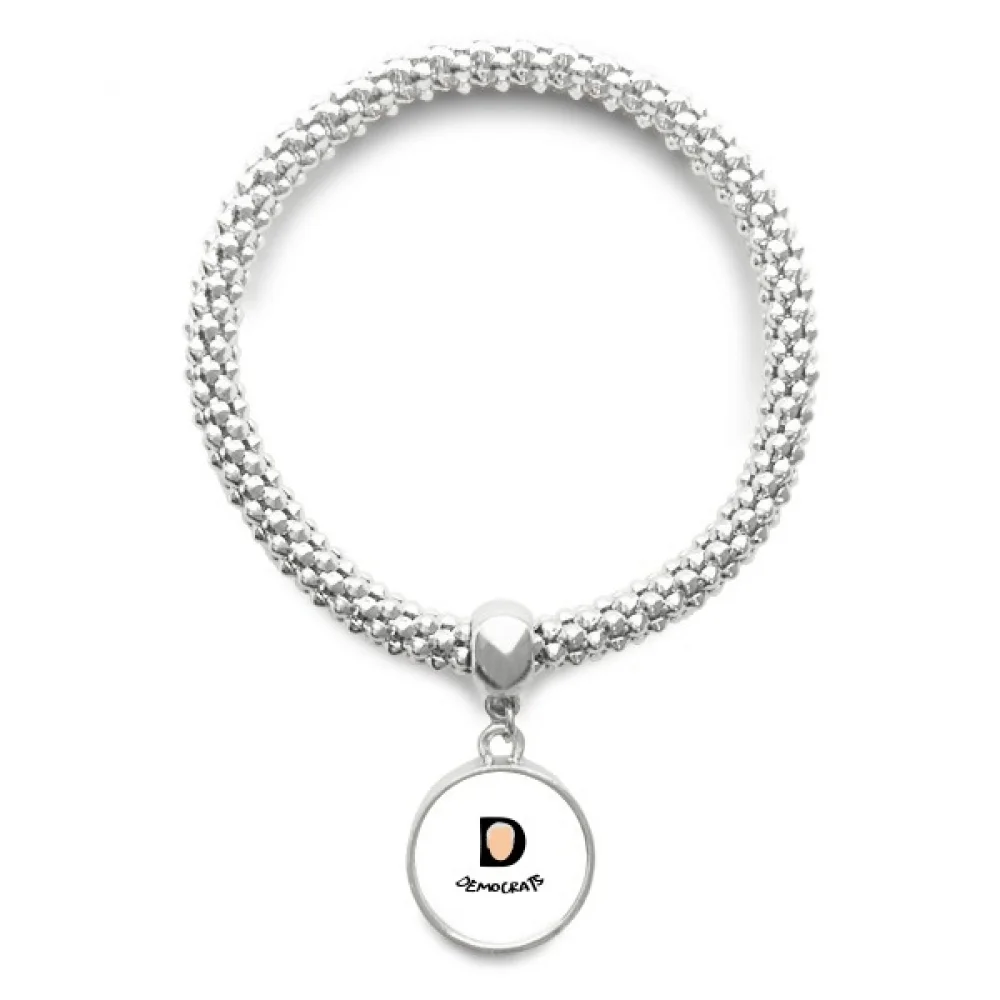 

США президент человек Иосиф партия демократия Серебряный браслет подвеска ювелирные изделия цепь регулируемый браслет