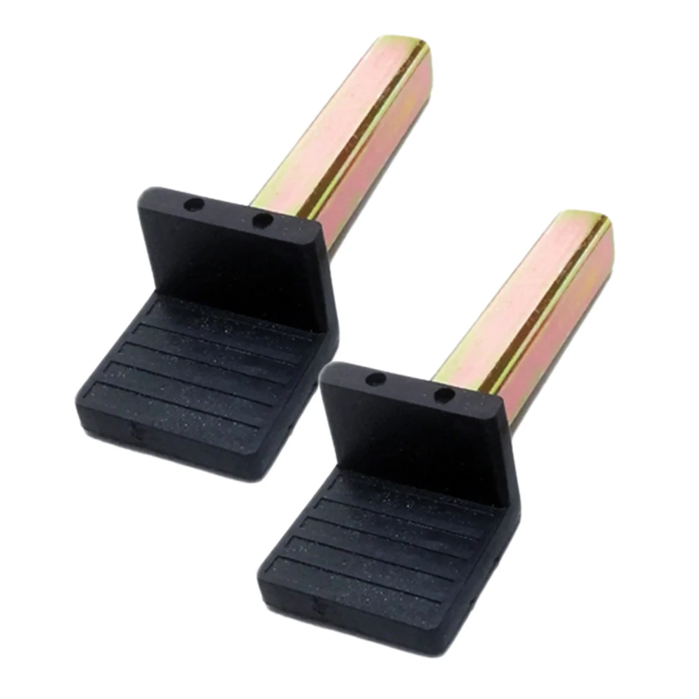 

2 Pcs Motorcycle Bike Stands Wheel Support Frame Stand Swing Arm Lift Tripod Hooks Hook Fork U-style & Rubber L Type