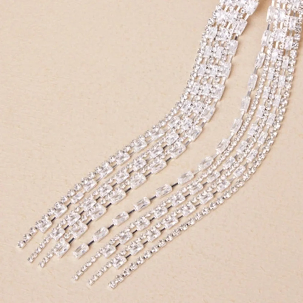 Шпилька для волос Stonefans с бахромой и бантом женские персонализированные