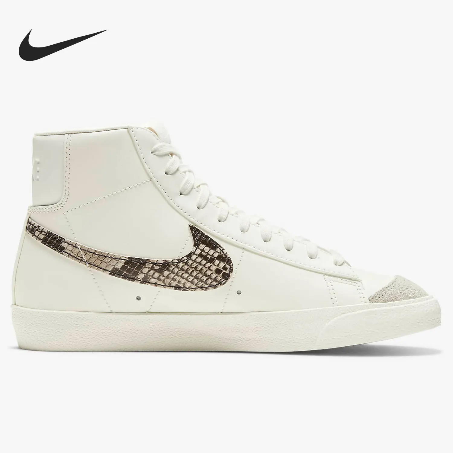 Фото Оригинальные женские классические высокие туфли Nike BLAZER Trail Blazer для спорта и отдыха DA8736-100 №3