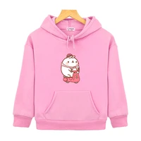 molang and piupiu hoodies for teen girls kids cute rabbit sweatshirts kawaii pullover tops spring childrens clothing for boy