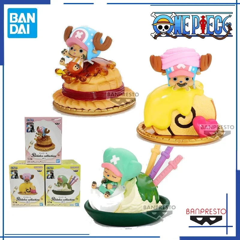Фото Новая коллекционная фигурка Bandai Banpresto Anime One Piece Tony Tony Chopper Paldolce Collection Vol.1, модель из ПВХ, подарок, аниме-фигурка №1