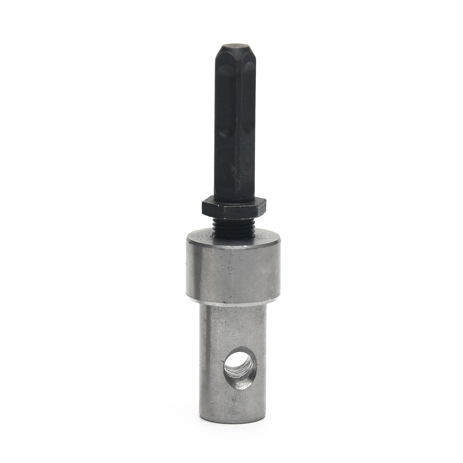 

Power Drill Earth Auger Adapter Chuck Keyless Tool 4.1Inch Length Steel Durable Round Square Shank Electric Hammer Impact Driver