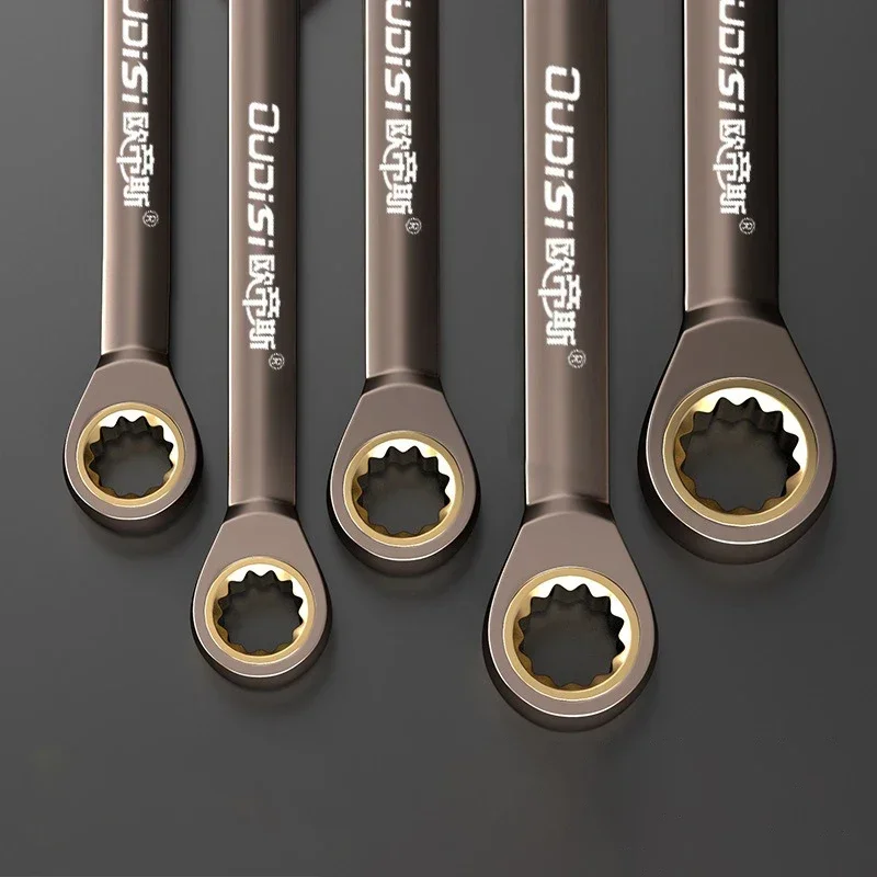 Набор гаечных ключей из углеродистой стали с трещоткой профессиональный