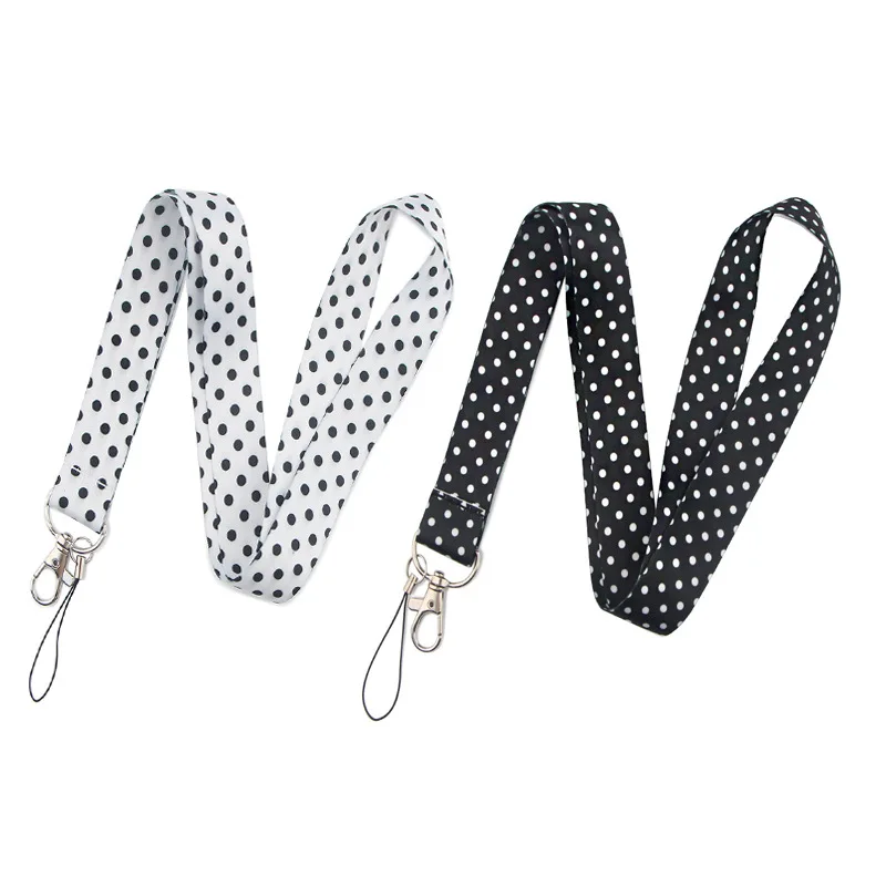 

30pcs Fashion Lanyard Neck Strap Phone Strap Polka Dots Lanyards for Cell Phone Charm Wrist Lanyards for Keys ID Badge Holder