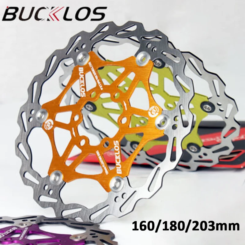 

2PC Bicycle Brake Rotors 160mm 180mm 203mm MTB Disc Pad Floating Rotor 6 Bolts MTB Bike Disc Brake Mountain Cycling Parts