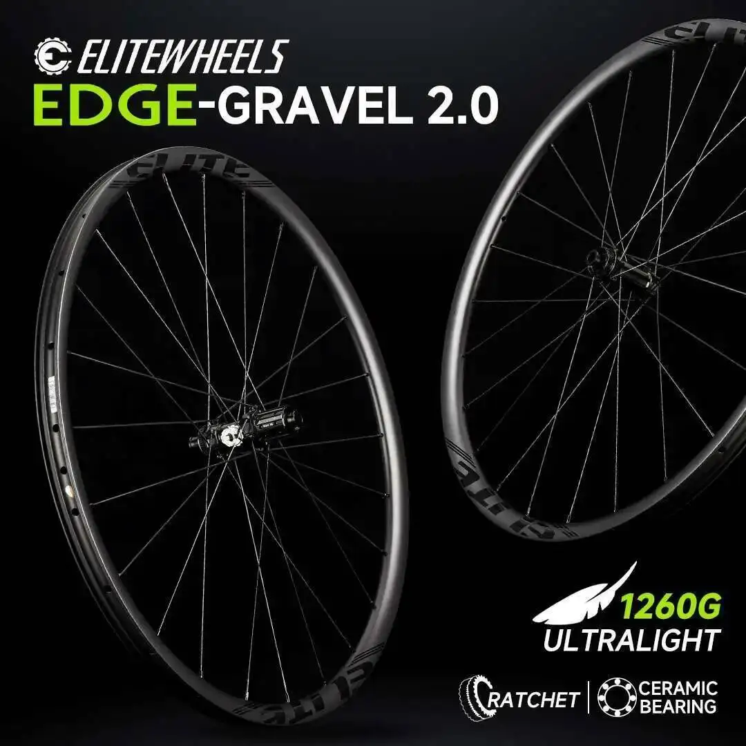 美品 ELITEWHEELS EDGE-GRAVEL2.0 セラミック リアのみ ELITEWHEELS EDGE 2.0 Карбоновые Гравийные Колеса | AliExpress
