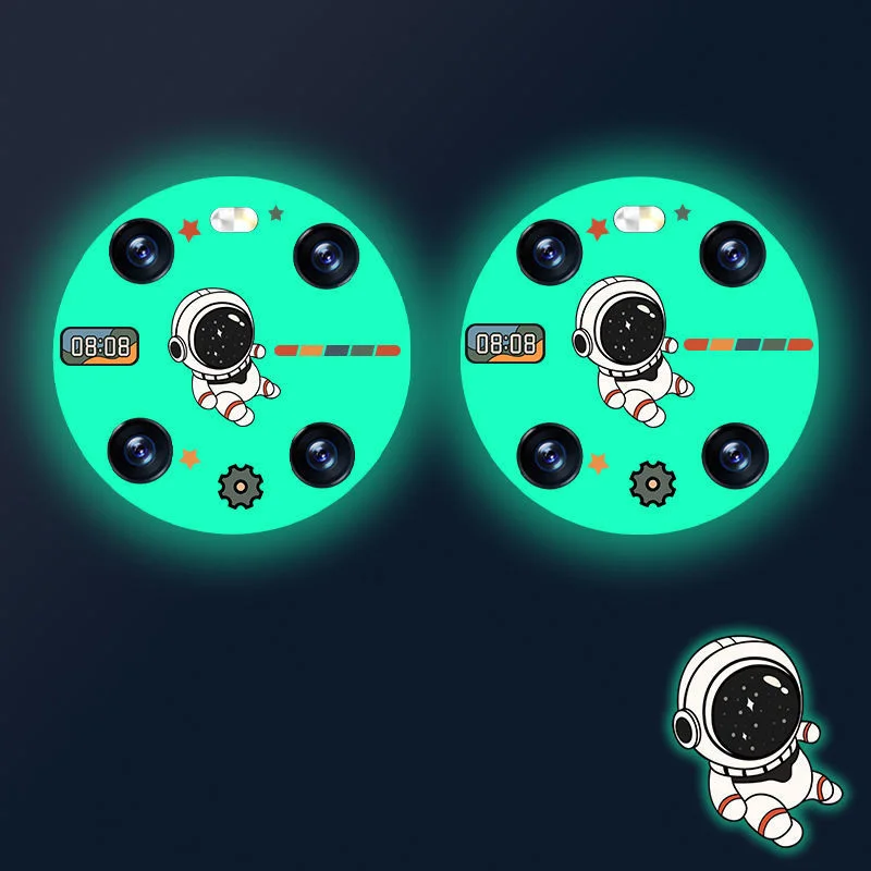 

Cartoon Luminous Film for Huawei P40 Pro Camera Lens Protector For Huawei Mate 40 Mate30 Soft Hydrogel Film Glows At Night