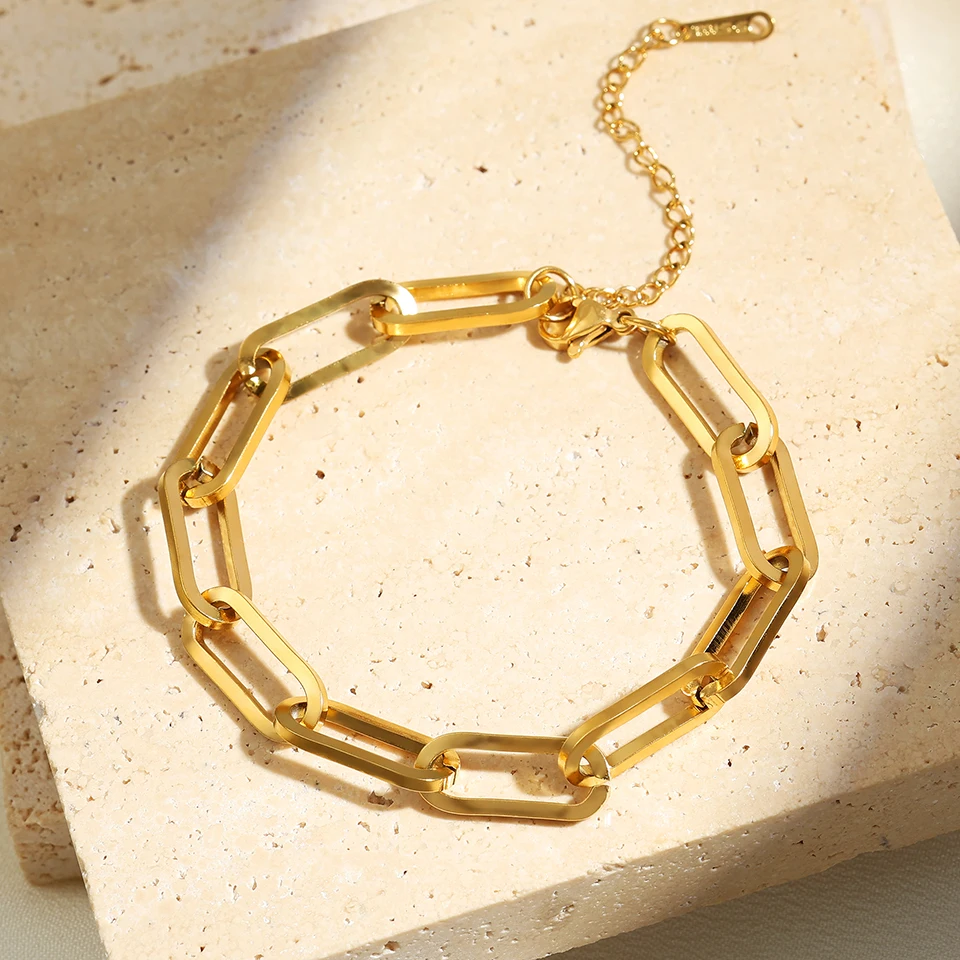 Женский Повседневный Браслет из нержавеющей стали с цветком сливы 5 листов