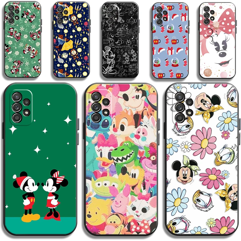 

Disney Christmas Phone Cases For Samsung Galaxy S21 UItra S20 Lite S8 Plus S9 Plus S10 S10E S10 Lite M11 M12 Soft TPU Funda