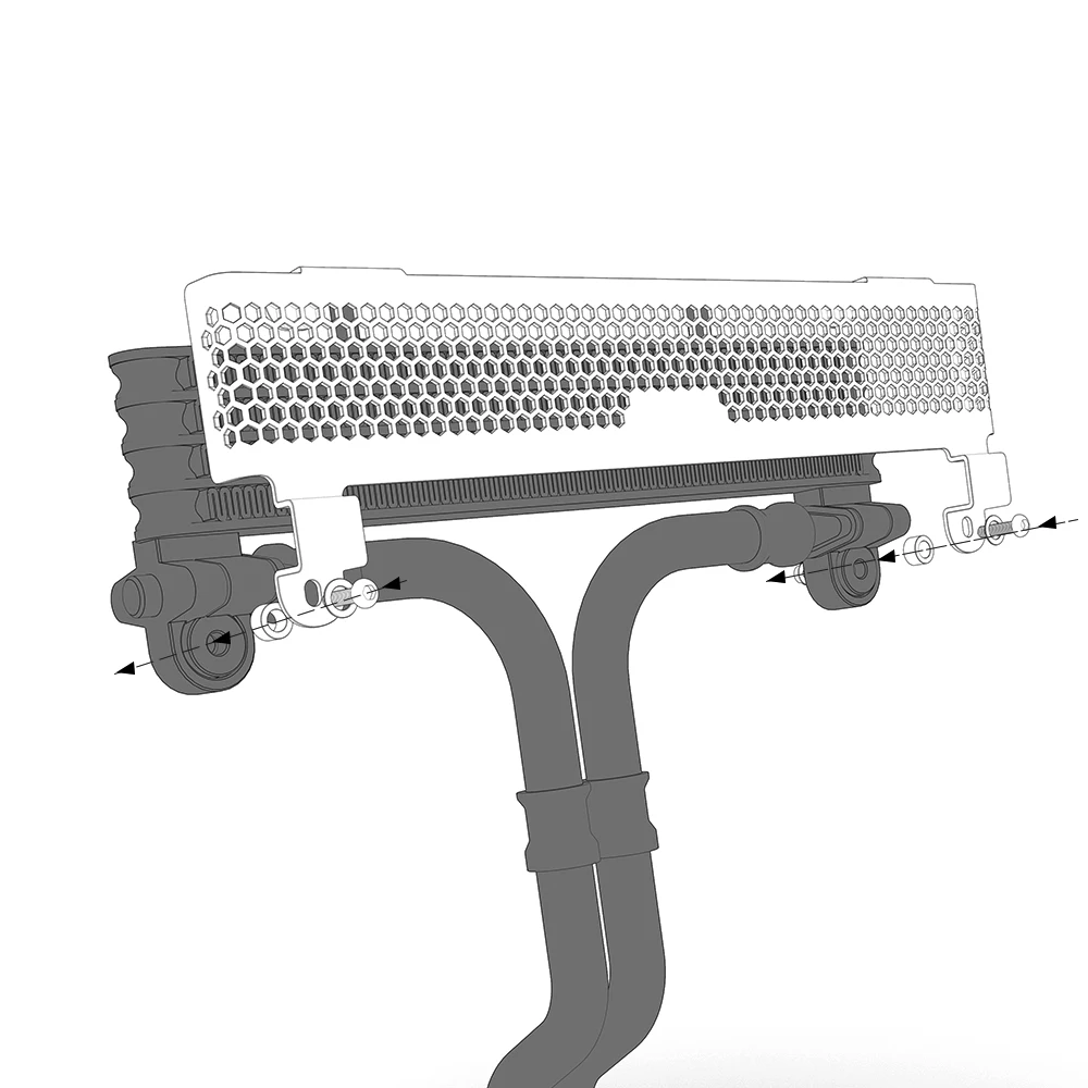 Решетка радиатора мотоцикла защитная крышка аксессуары защита масляного