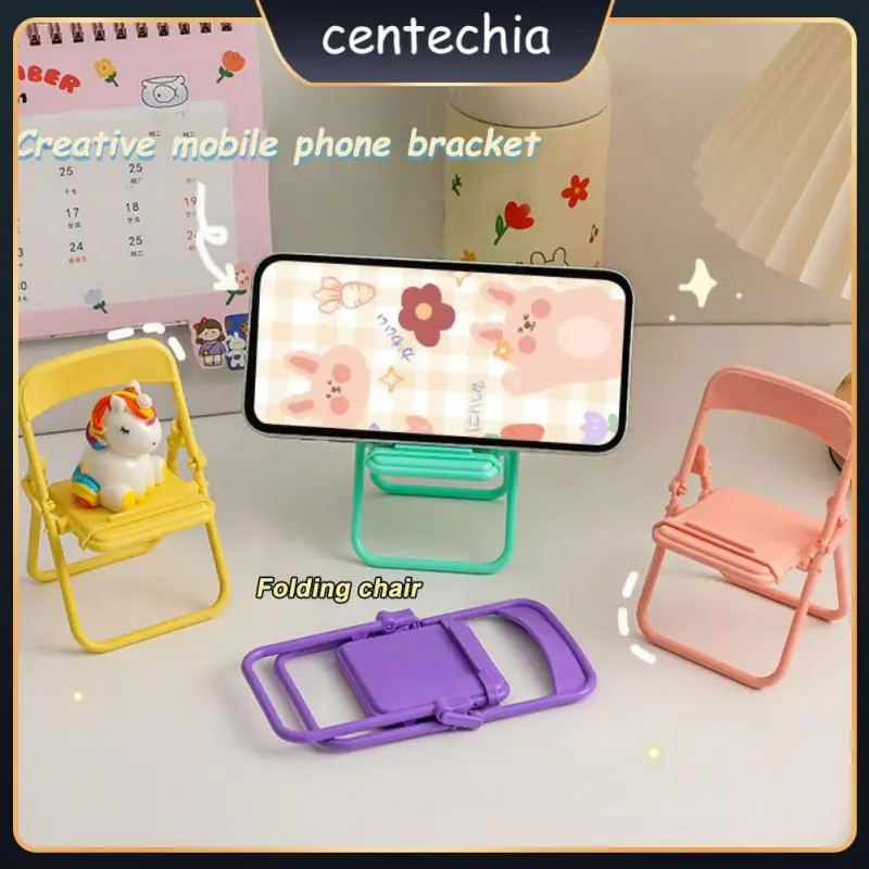 

Desk Holder Portable Mini Adjustable Mobile Phone Stand Universal Stand Foldable Lazy Bracket For Iphone 13 Phone Holder