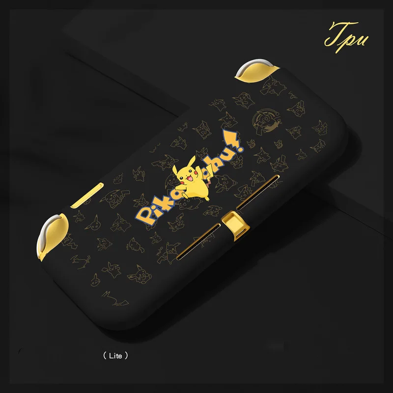 Новинка защитный чехол для игровой консоли Pokemon Pikachu Nintendo Switch Lite мягкий из ТПУ в