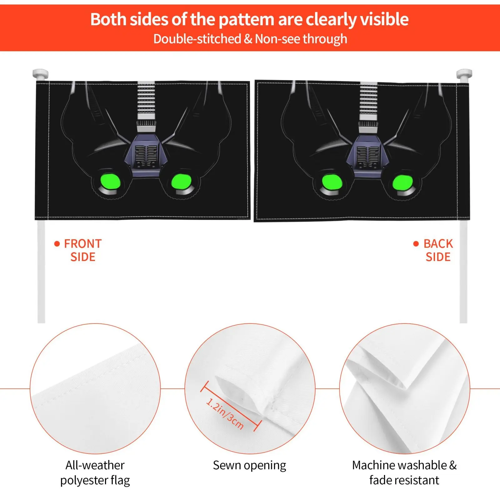Конфорка смерти уличный Декор флаг автомобиль 2525 фильм ретро классический Geeky