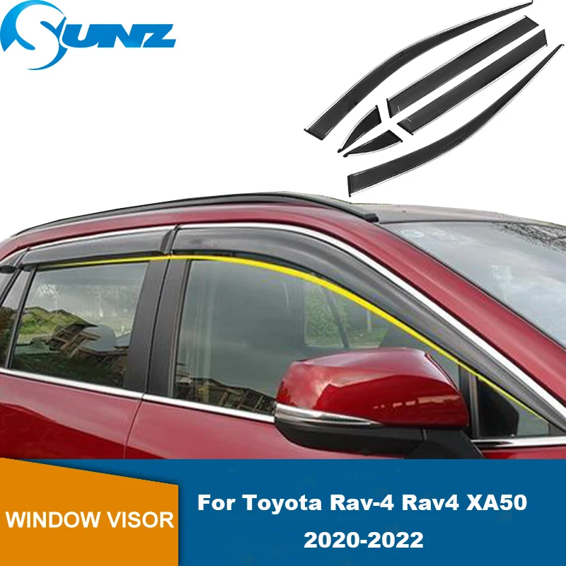 Window Visor For Toyota Rav-4 Rav4 XA50 2019 2020 2021 2022 Rain Side Window Protector Window Sun Rain Deflectors Awning Shelter