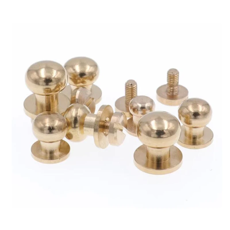 

Sam Brown Browne Screwback Screw Stud Button Round Head Nail Rivet