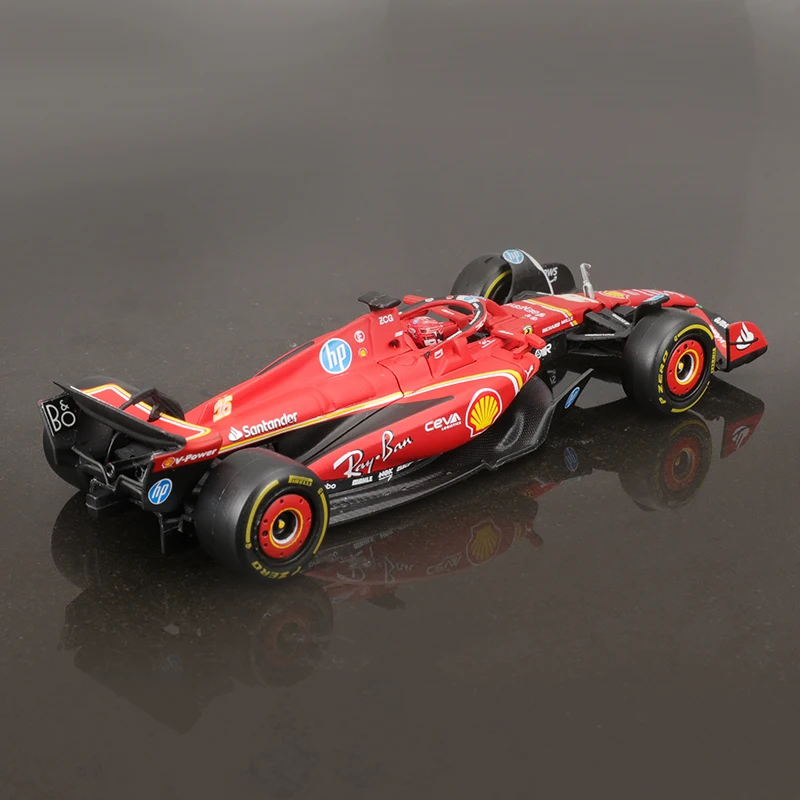 Фото Новинка в наличии Bburago 1:43 Ferrari Sf-23 Las Vegas версия из сплава, миниатюрная литая под давлением модель Monza Livery Ferrari Sf-23, автомобильные игрушки в подарок №4