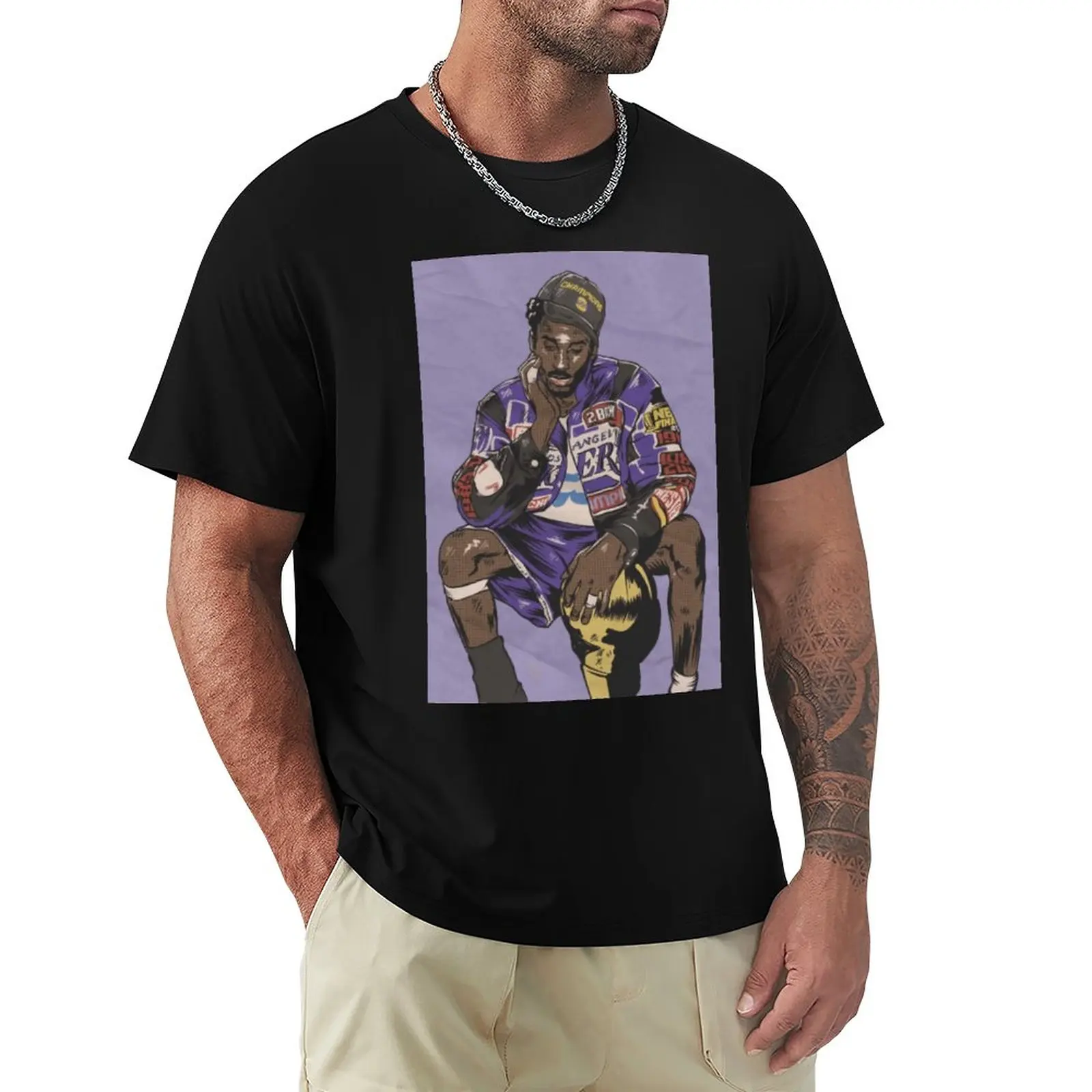 

Kobes And Bryanter 24 2023 Basketball Stars (14) Basketballer Player Sports Top Tee Vintage Title Travel High Grade USA Siz