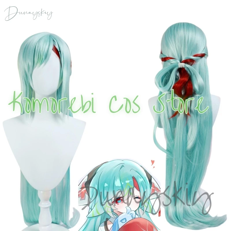 Shaosiyuan косплей парик женский 120 см длинный зеленый прямой аниме парики