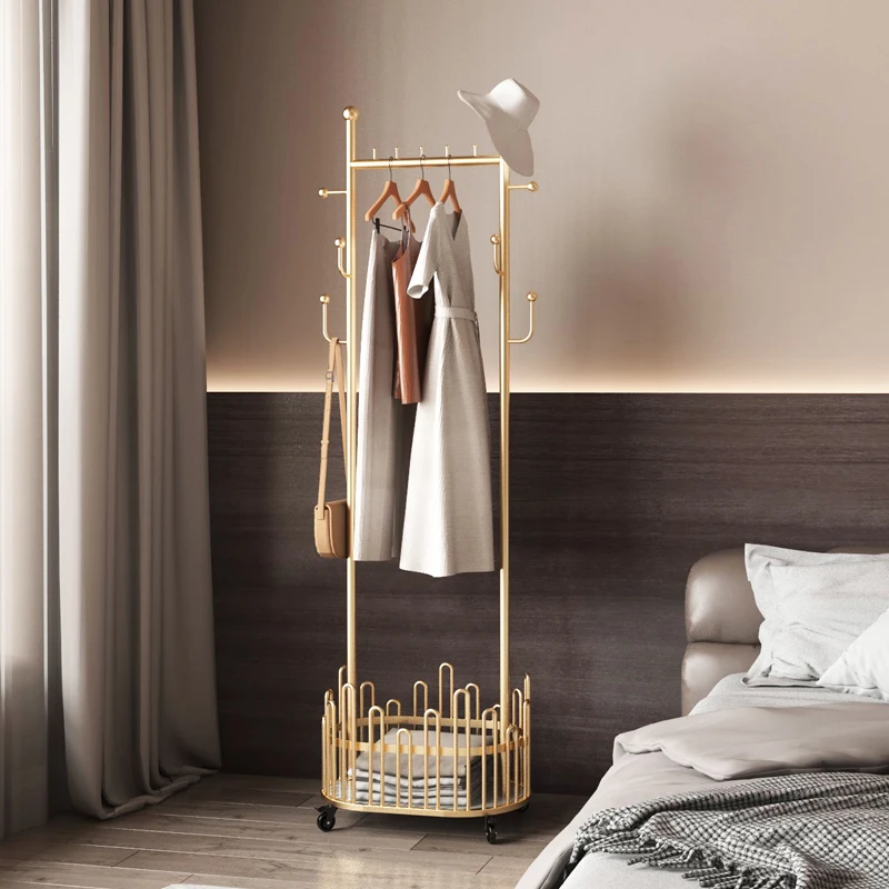 

Standing Rectable Clothes Hanger Wearing Rack Hallway Shoe Clothing Rack Dormitorio Perchero Infantil Modern Furniture LQQ200YH