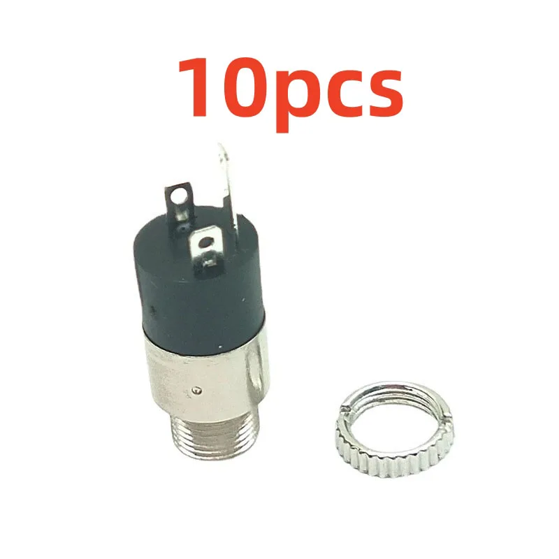 1 шт.-10 шт. стереозвук Pj-392 разъем для наушников 3 5 мм аудио штекер прямой фута