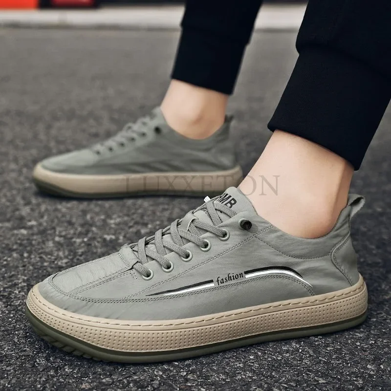 Мужская Повседневная Спортивная Обувь 2024 Модная Легкая Вулканизированная На