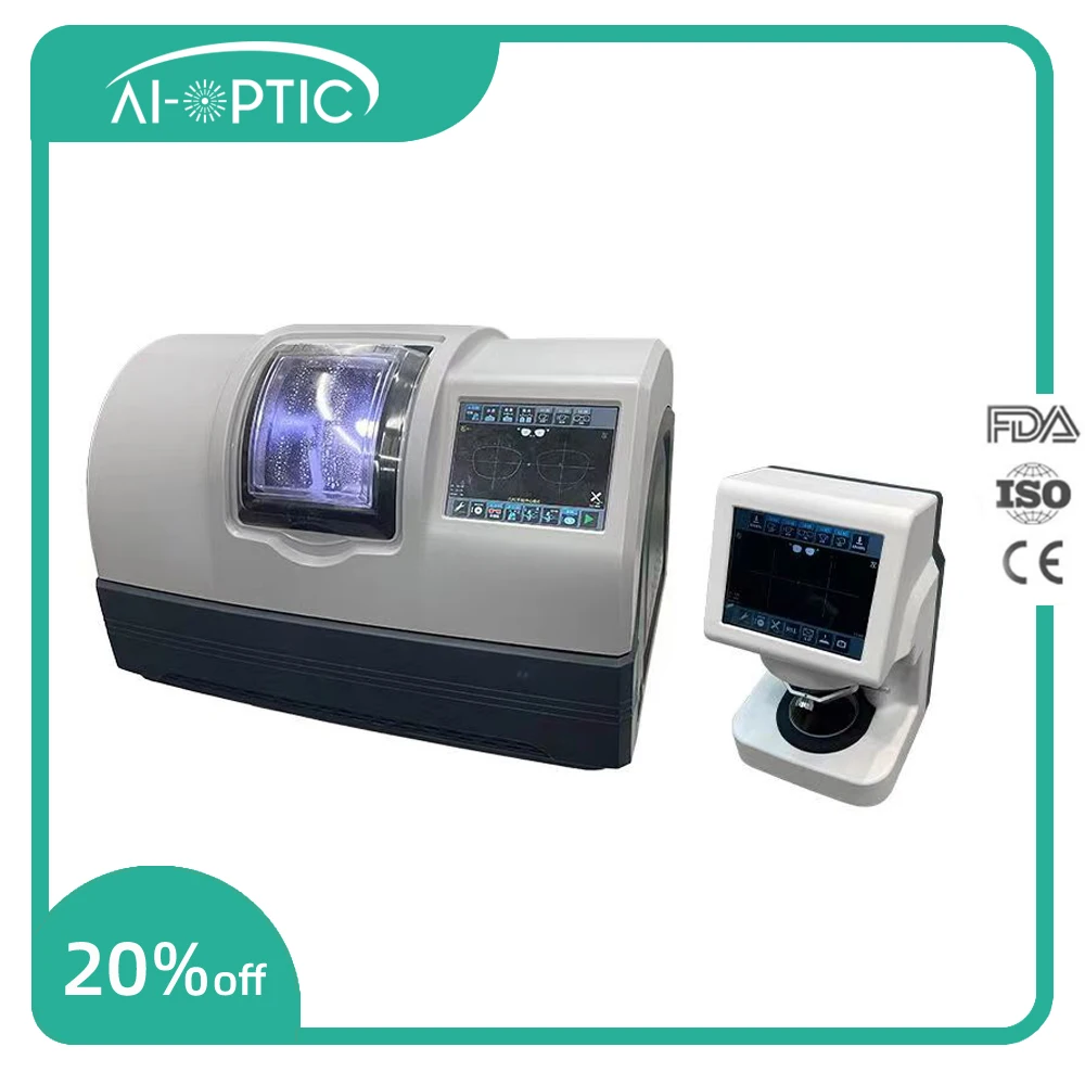 Автоматический обрезной станок для линз 3D без шаблона оптический кромки и
