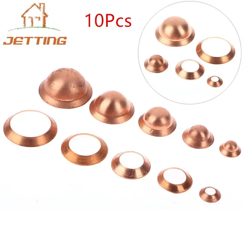 

10Pcs Copper Washer With Hole Air Conditioner Fluorinated Frequency Conversion Refrigeration Air Conditioner Accessories