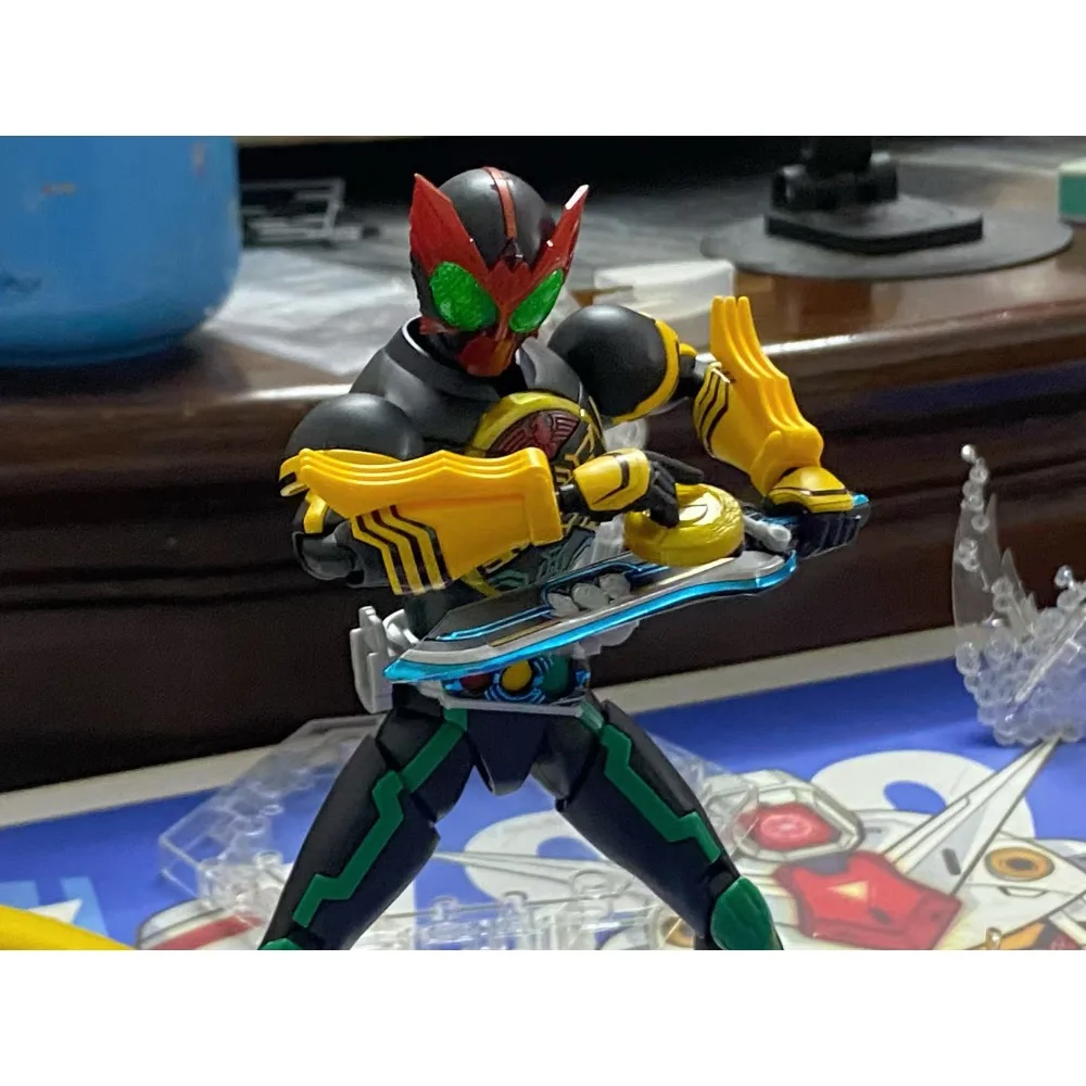 Фото Оригинальная фигурка Bandai Kamen Rider OOO, модель-конструктор Figure-rise Standard OOO Tatoba Combo, коллекционная модель, экшн-фигурка, детские игрушки №4