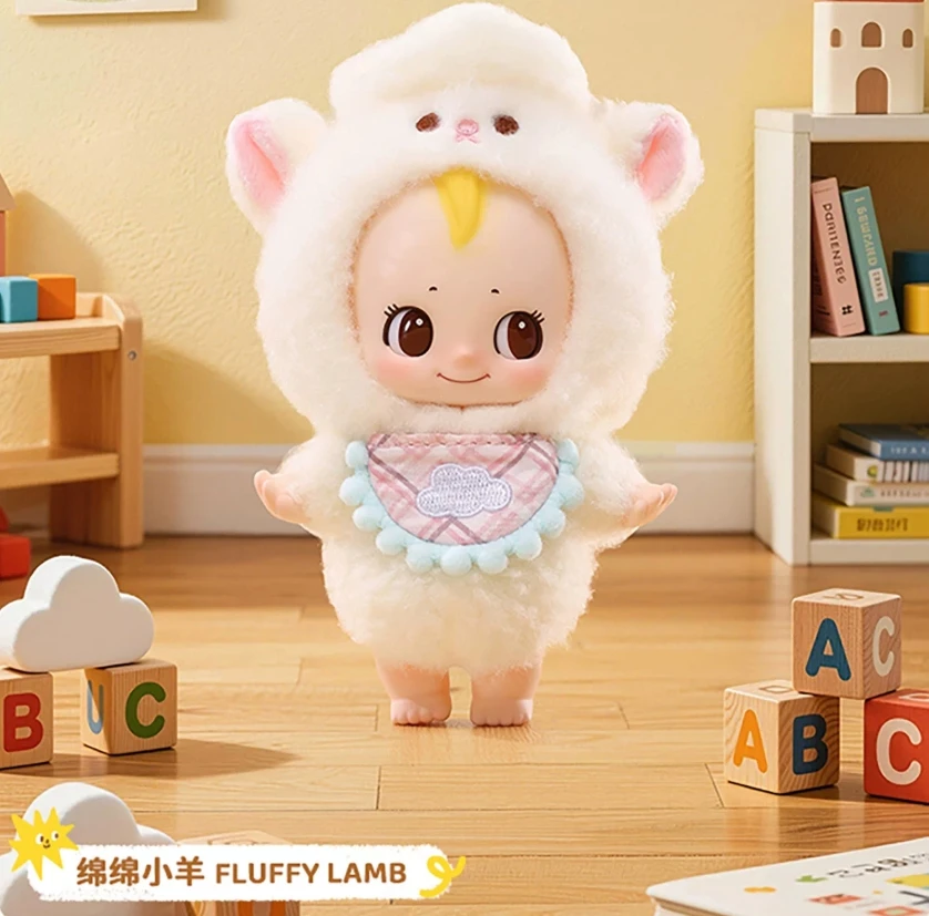 Фото Новая оригинальная серия MINISO Kewpish Love Mao Mao Kindergarten: виниловые плюшевые подвески в загадочных коробках-сюрпризах, игрушки, милые подарки на день рождения. №5