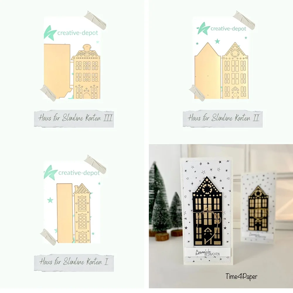Изящная Новинка 2024 этикетка в виде коробки для чашек металлические пресс-формы