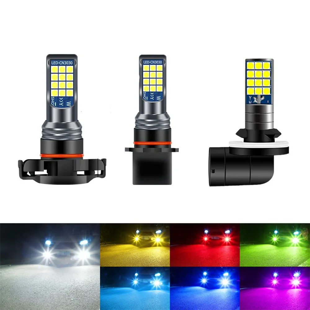 Фото 2 шт. p13w светодиодные PSX24W 2504 PSX26W светодиодные лампы H27 880 881 автомобильные противотуманные фары CANBUS H16(EU) PS19W DRL дневные ходовые огни светодиодные противотуманные фары №1