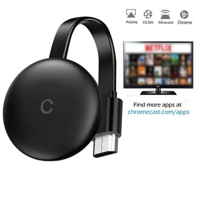 

Foreign Trade Hot Sale G12 Wireless HDMI-compatible Same Screen YouTube Mobile Push Treasure Supports Dual System Dongle