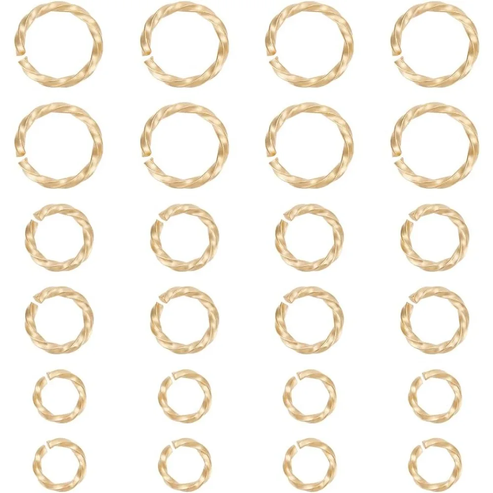 60 шт. 3 размера 4/6/8 мм 304 соединительные кольца из нержавеющей стали витые открытые
