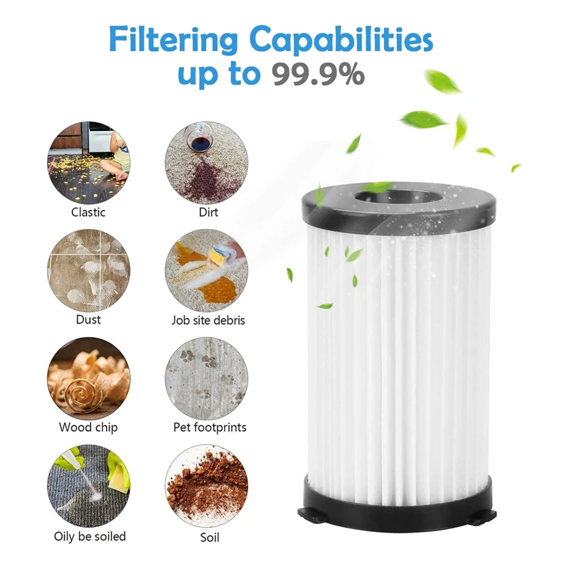 8 комплектов сменного HEPA-фильтра подходящего для запасных частей проводного