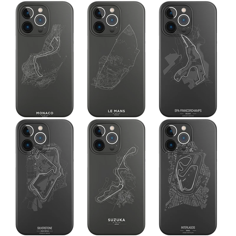 

Formula 1 Racing Circuit Phone Case for Xiaomi Mix 4 Max 3 2 11Ultra Lite Pro 10 T 9 CC SE Straight Design Soft Silicone Cover