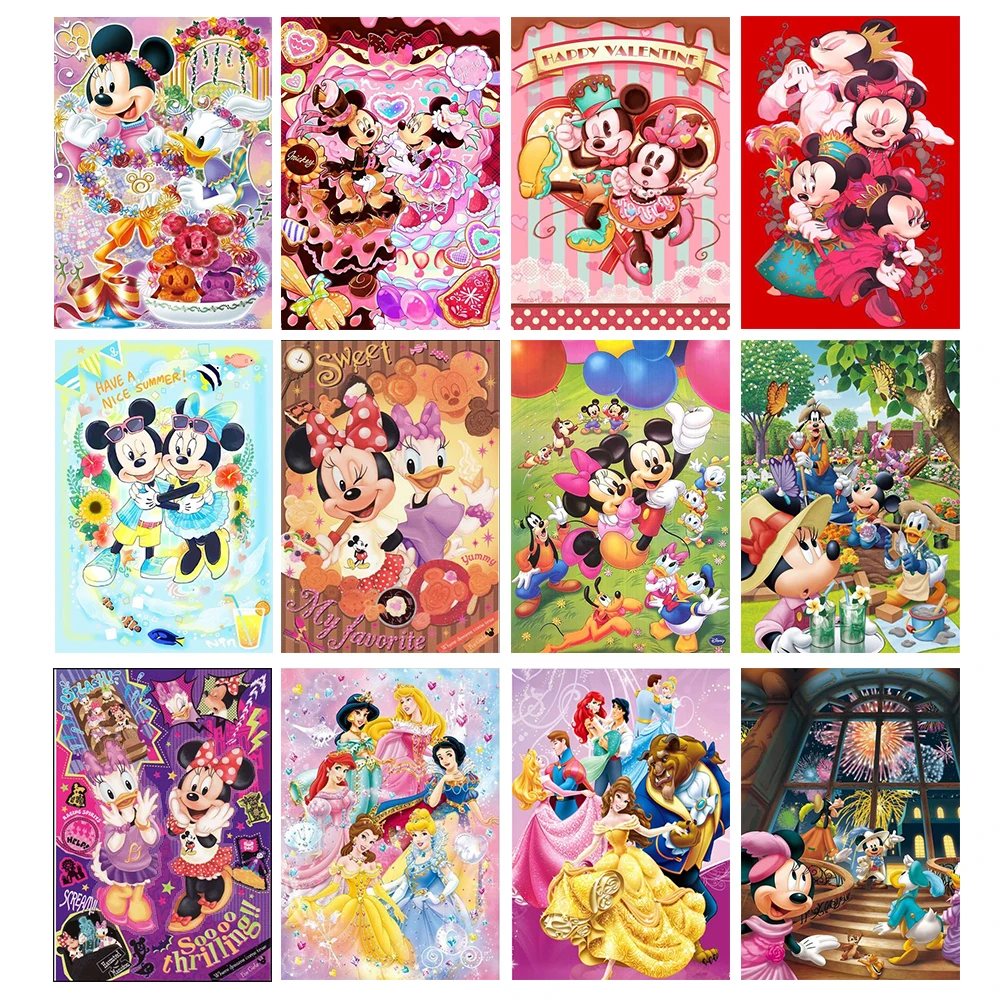 

Набор для вышивки крестиком из мультфильма «Микки и Минни»